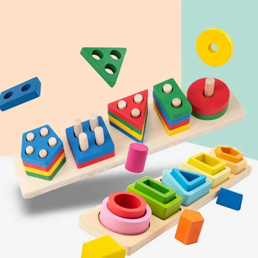 Montessori Wooden Shape Sorter